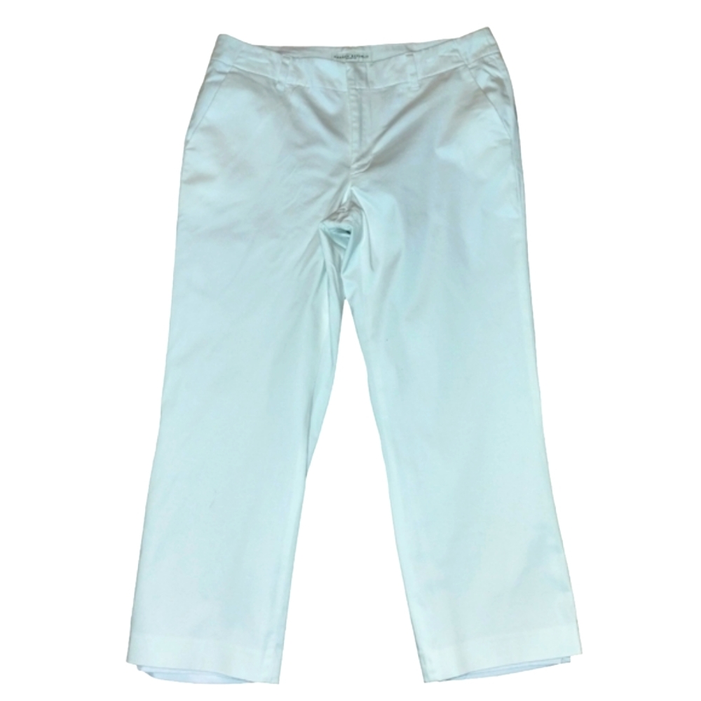 Banana Republic Martin Stretch Women's White Crop Pants